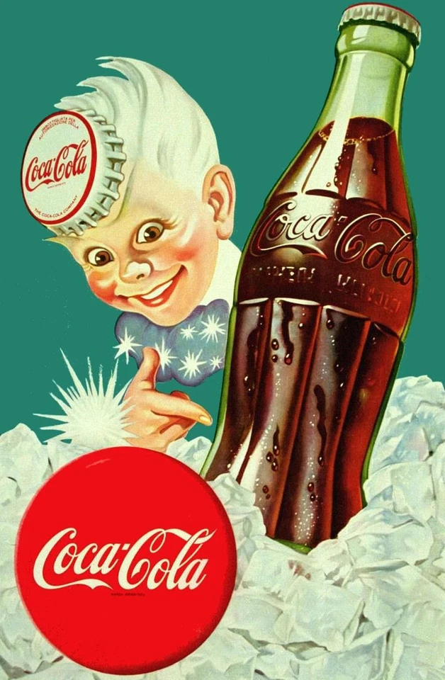 1948 Coca Cola ad poster 11 x 17 Giclee Iris Print - Image 1 of 1