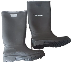 Dunlop stivali gomma unisex impermeabili da pioggia lavoro caccia e pesca n 39 - Foto 1 di 8