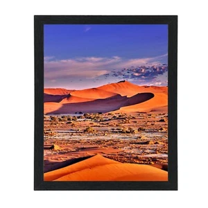 13x17 Schwarz Bilderrahmen Verbund Holzrahmen mit Plexiglas Horizontal und V - Bild 1 von 8