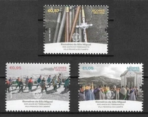 Portugal (Azoren) Mi.Nr. 662-664** (2022) postfrisch/Pilger von São Miguel - Picture 1 of 1