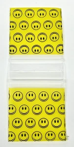 Apple Baggies Smiley Face 1515 1 1/2" x 1 1/2" x200 Baggies **Free Shipping** - Picture 1 of 4
