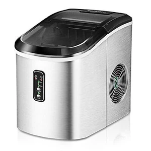 Encimera máquina para hacer hielo, 26 libras en 24 horas, 9 cubos listos en 6 minutos - Imagen 1 de 1