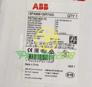 1 Stück Neu PSTX60-600-70 Softstarter ABB PSTX6060070 Schnelle Lieferung UPS oder FedEx - Bild 1 von 1