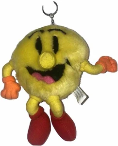 1991-Rare Pac-Man 8” Stuffed Plush Licensed by Namco Ltd. Key Chain Collectable - Picture 1 of 6