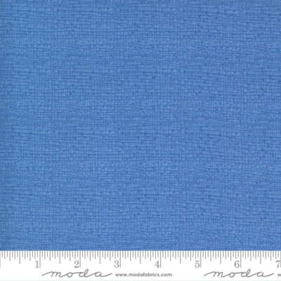 Moda COTTAGE BLEU Thatched Cornflower 48626 147 Quilt Fabric Yard Robin Pickens