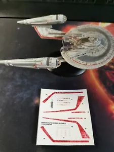 USS FRANKLIN NX-326 CUSTOM DECALS Star Trek Starships EAGLEMOSS - NO MODEL - Foto 1 di 12