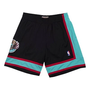 Men's Mitchell Ness Vancouver Grizzlies 2001-02 Throwback Swingman Black Shorts - Picture 1 of 4