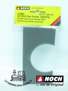 NOCH 37885 - Escala N Portal de túnel 2 vías de STYRO-flex - NUEVO (c239) - Imagen 1 de 3