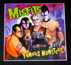 MISFITS DOYLE WOLFGANG VON FRANKENSTEIN SIGNED FAMOUS MONSTERS 12X12 ALBUM PHOTO - Picture 1 of 1