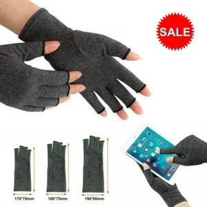 Compression Arthritis Gloves Wrist Support Joint Pain Relief Hand Brace Therapy - Picture 1 of 17