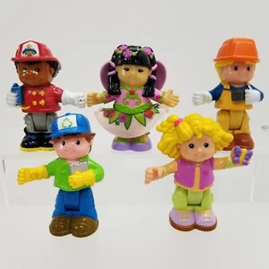 Little People - Poseable Figures - Sarah Lynn, Sonja Lee, Michael, Ryan, & Eddie - Picture 1 of 19