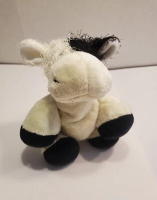 GANZ COW●Webkinz●HM003●Black & White Fuzzy Plush Stuffed Animal Toy With Code - Image 1 of 4