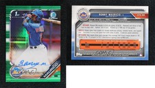 2019 Bowman Chrome Prospect Green Refractor /99 Ronny Mauricio #CPA-RM Auto