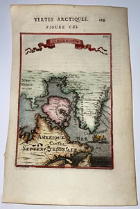 GREENLAND 1683 ALAIN MANESSON MALLET ANTIQUE MAP 17TH CENTURY - Picture 1 of 3