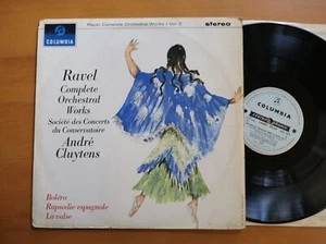 SAX 2477 ED1 Ravel Complete Orchestral Works Vol. 2 Cluytens Columbia 1st B/S - Picture 1 of 6