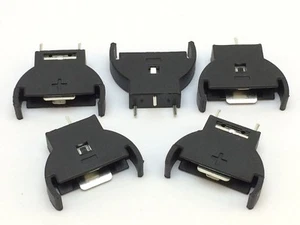 5x Batteriehalter für ⌀20mm Knopfzelle | Leiterplattenmontage,aufrecht,CR2032 - Bild 1 von 2