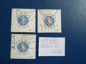 RFA 2000, Aniversario "Anno Domini 2000", Michel 2087, o - 3 x - Imagen 1 de 1
