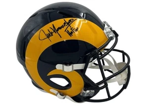 Jack Youngblood Signed Los Angeles Rams Speed Full Size Football Helmet JSA - Picture 1 of 3