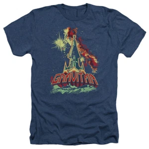 ATARI BLAST OFF Licensed Adult Men's Heather Tee Shirt SM-3XL - Picture 1 of 2