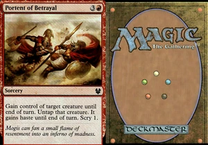 Magic the Gathering -MTG-Foil Portent of Betrayal - Picture 1 of 1