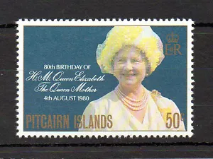 Pitcairn Islands 1980 Königin Mütter 80. Geburtstag postfrisch Set S.G. 206 - Bild 1 von 1
