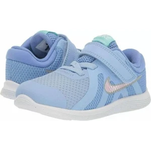 Nike Revolution 4 | Kid’s Toddler Size 5c Blue Pink Sneakers Shoes - Picture 1 of 7