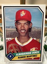 1989 #7 Ramon Martinez TCMA Triple A Albuquerque Dukes