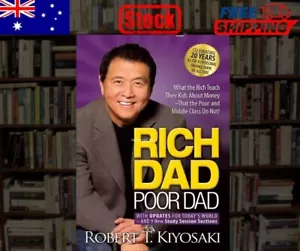 Rich Dad Poor Dad by Robert Kiyosaki. FREE SHIPPING - Picture 1 of 7