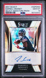 Darnell Mooney 2021 Panini Select Select Signatures Prizm #SSPDMO PSA 10 - Imagen 1 de 2