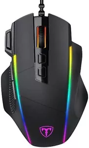 Pictek PC278A Wired Gaming Mouse - 8000DPI, 8 Prog Btns, RGB, Ergo, Right-Handed - Picture 1 of 12