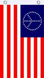 USA Peace Fly Flag 3' x 5' - Picture 1 of 4