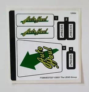 LEGO 60305 Car Transporter Original Sticker Sheet - Authentic Decals - Picture 1 of 1