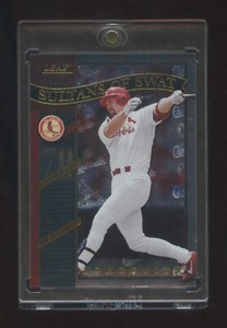 MARK McGWIRE 1998 LEAF ROOKIE & STARS LONGEVITY #ED 34/50  RARE CARDINALS LEGEND
