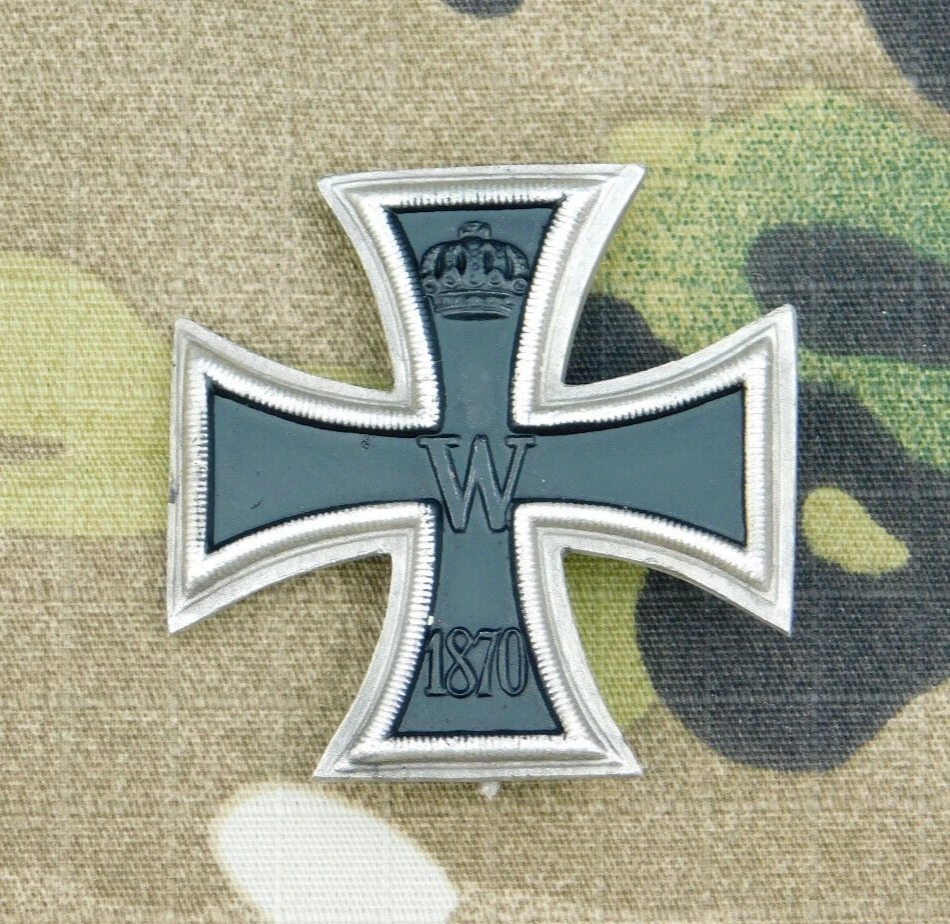 2284 WW1 DEUTSCHLAND EISERNES KREUZ ABZEICHEN 1.KLASSE EK 1870 EISERNES KREUZ - Bild 1 von 3