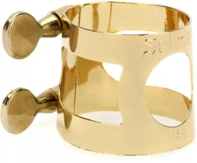 Selmer Alto Saxophone Gold Ligature 2 Screw  USA   Free Shipping - Image 1 of 4