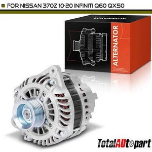 Alternator for INFINITI EX35 2010-2012 EX37 G37 Nissan 370Z 130A 12V CW 7-Groove - Picture 1 of 8
