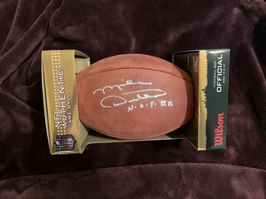MIKE DITKA CHICAGO , Paul Hornung Green Bay AUTO DUKE WILSON FOOTBALL NO COA - Picture 1 of 5