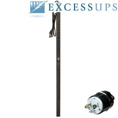 APC AP7830 Rack PDU, Metered, Zero U, 20A, 120V, L5-20P Input, (24) 5-20R Output - Image 1 of 3