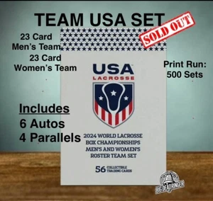 2024 Team USA Lacrosse WLBC TFL Trading 56 Card Pack (6 Autos, & 4 Parallels) - Picture 1 of 1