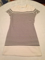 NEW BCBG MAXAZRIA Piper V-Neck Striped Peplum black white Dress 0//2//4 $338