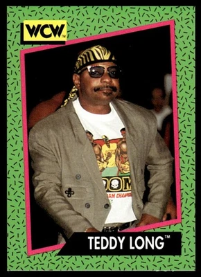 1991 Impel WCW Set Break Teddy Long #151 - Image 1 of 2