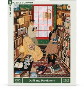 New York Puzzle Co. Quill & Parchment by Loré Pemberton 1000pc Puzzle NPZLP2541 - Picture 1 of 3