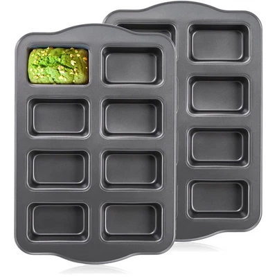 Kastenform, Backform, Kuchenform, Muffinform, Brotform, Mini, 8 Mulden - Bild 1 von 2