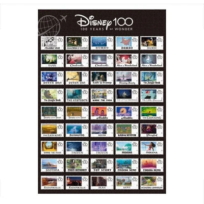 Jigsaw Disney 100: World Stamps (51 x 73.5 cm) 1000 Pieces - Image 1 of 4