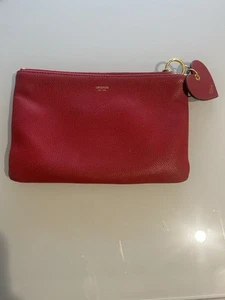 Oroton Red Medium Hand Clutch - Picture 1 of 7