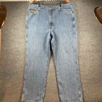 Pantalones de mezclilla para hombre Cinch Green Label calce relajado 40X32 azul calce cónico occidental Foto 1 de 4