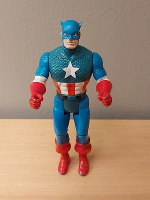 Captain America 1984 Mattel Marvel Super Heroes Secret Wars Vintage 80s Figure - Imagem 1 de 4
