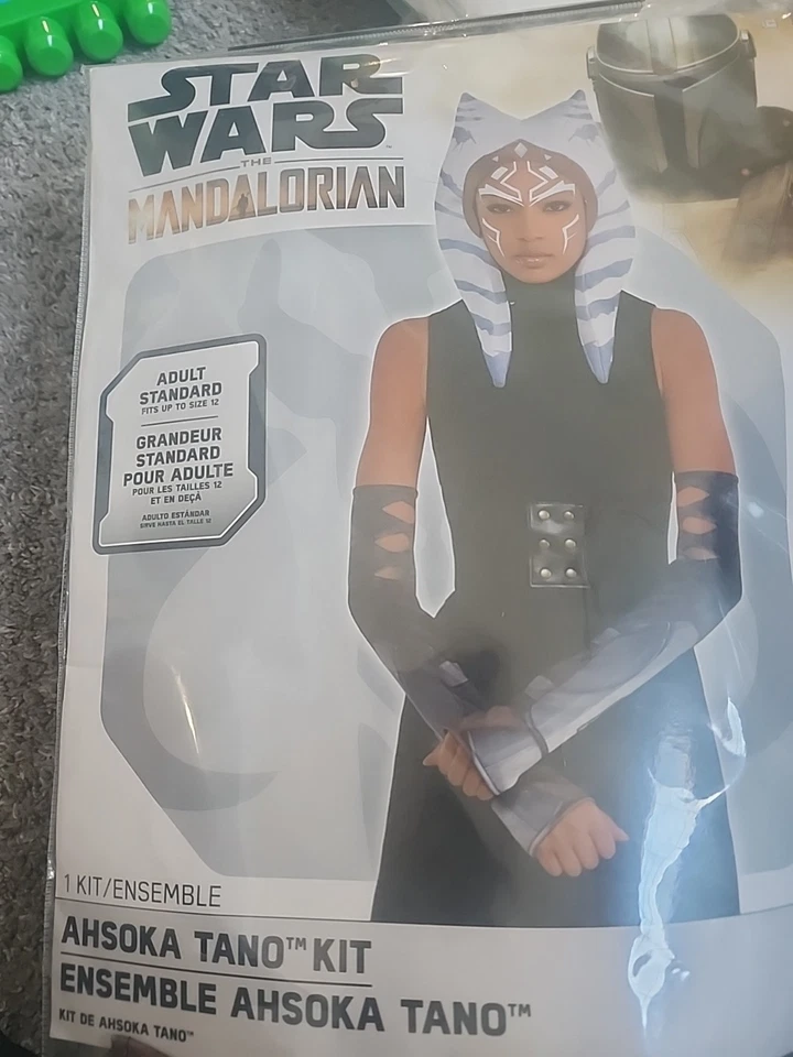 Star Wars Ahsoka Tano Kit Mandalorian Costume Adult Standard Halloween- 3 Pcs - Image 1 of 1