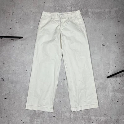 Pantalones rectos vaqueros de algodón blancos para mujer D&G Dolce & Gabbana talla 46 $45,00 Foto 1 de 4