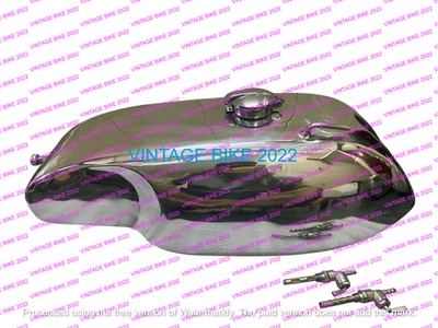 Norton Commando Triton Triumph Lyta Sprint Cromo Acero Gasolina Tanque Tapa Grifo/AJUSTE Foto 1 de 4